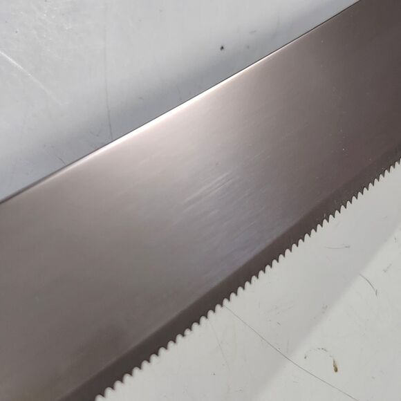 Arthur Court 12" Bread Knife Box Grapes Pattern Grapevine Leaves Handle VTG NOS - Picture 9 of 10